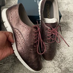 Cole Haan ZeroGrand Bronze Metallic size 9.5